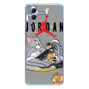 Силиконовый Чехол Nike Air Jordan на Виво У72 (Air Jordan)