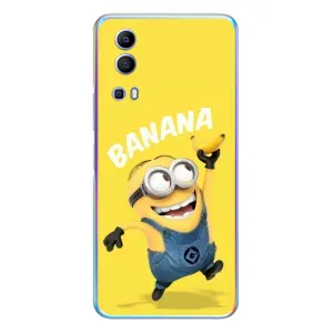 Мультяшный принт на Чехол для Виво У72 (Banana)