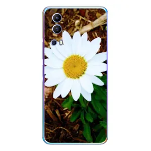 Чохол з ромашками на Vivo Y72 (Біла ромашка)