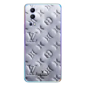 Текстурный Чехол Louis Vuitton для Виво У72 (Белый ЛВ)
