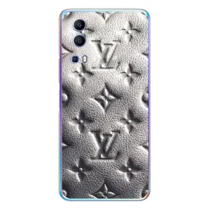 Текстурный Чехол Louis Vuitton для Виво У72 (Бежевый ЛВ)