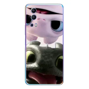 Чехол дракон Беззубик для Vivo Y72 (Беззубик и Дневная Злость)