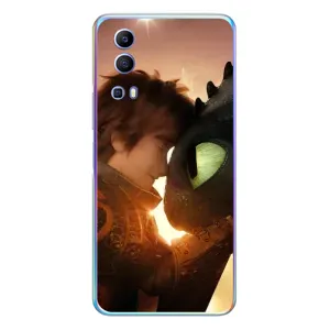 Чехол дракон Беззубик для Vivo Y72 (Беззубик и Иккинг)