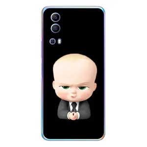Мультяшный принт на Чехол для Виво У72 (Бос)