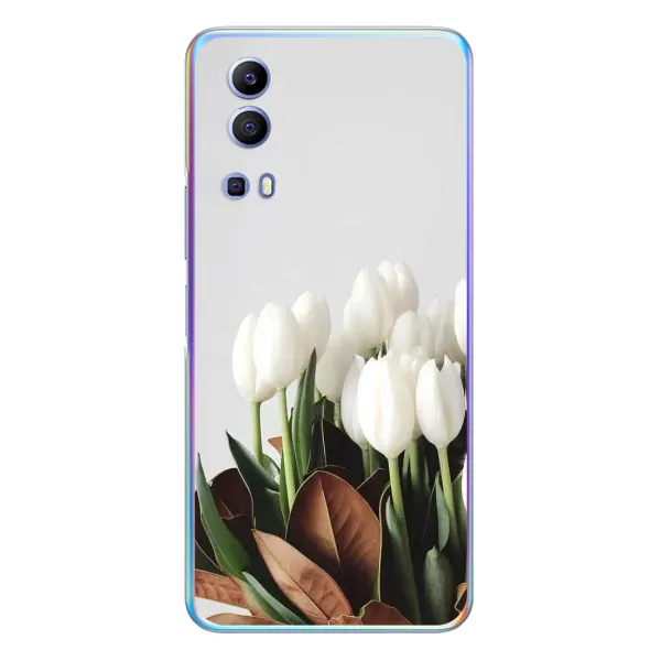 Чехол с рисунком «Букет тюльпанов» для Vivo Y72