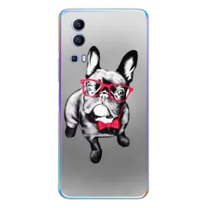 Чохол (ТПУ) Милі песики для Vivo Y72 (Бульдог в окулярах)