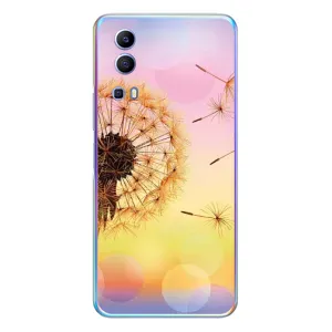Силіконовий Чохол з кульбабками на Vivo Y72 (Квітка-кульбаба)
