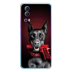 Чохол ДОБЕРМАН для Vivo Y72 (Доберман злий)