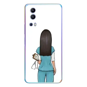 Силиконовый бампер (Работники) на Vivo Y72 (Доктор)