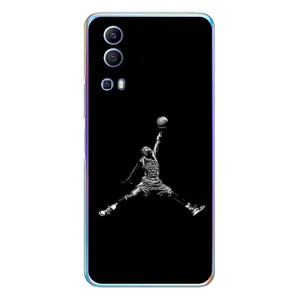 Силиконовый Чехол Nike Air Jordan на Виво У72 (Джордан)