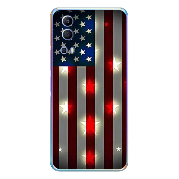 Чехол с рисунком «Флаг США 2» для Vivo Y72 Чехол с рисунком «Флаг США 2» для Vivo Y72