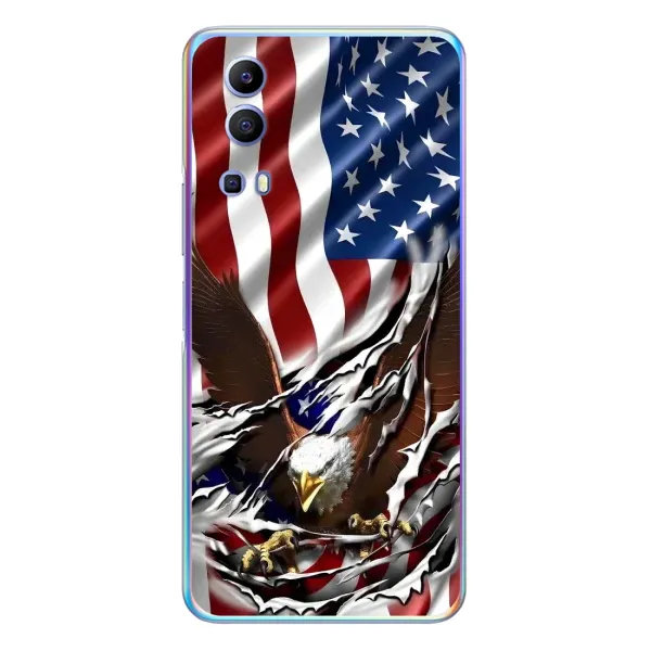 Чехол с рисунком «Флаг USA» для Vivo Y72 Чехол с рисунком «Флаг USA» для Vivo Y72