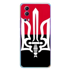 Чехлы УПА (Красно-Чёрный) на Vivo Y72 (Герб Украины)