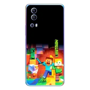 Чехлы для Vivo Y72 (Персонажи Майн Крафт) (Герой Майнкрафт)