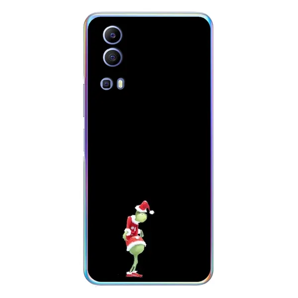 Чехол с рисунком «Гринч на чорном» для Vivo Y72 Чехол с рисунком «Гринч на чорном» для Vivo Y72