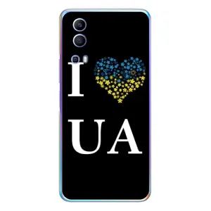Силиконовый Чехол на Vivo Y72 (Я-Украина) (I Love UA)