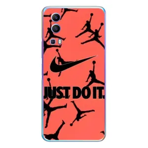 Силиконовый Чехол Nike Air Jordan на Виво У72 (Just Do It)