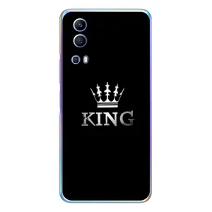 Чехол (Корона на чёрном фоне) для Виво У72 (KING)