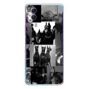 Чохол ДОБЕРМАН для Vivo Y72 (Колаж Доберман)