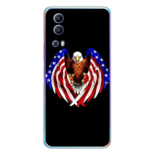 Чехол с рисунком «Крылья США» для Vivo Y72 Чехол с рисунком «Крылья США» для Vivo Y72