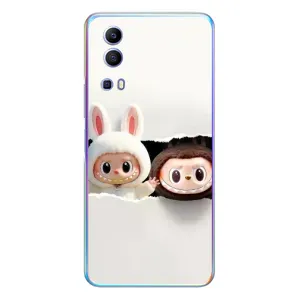 Чохол з принтом Лабубу для Vivo Y72 (Фігурки Labubu)