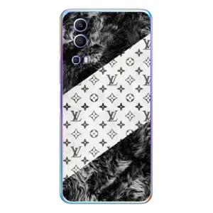 Чехол Стиль Louis Vuitton на Vivo Y72 (LV на белом)