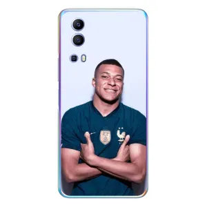 Чехол (TPU) с Футболистом на Vivo Y72 (Мбаппешичка)