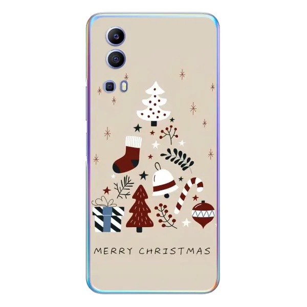 Чехол с рисунком «Merry Christmas» для Vivo Y72 Чехол с рисунком «Merry Christmas» для Vivo Y72