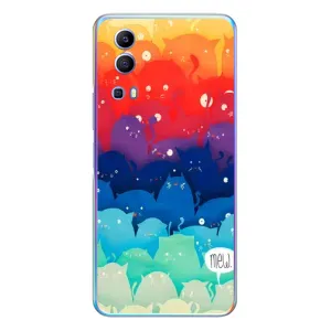 Силіконовий чохол з котиком для Vivo Y72 (Mew)