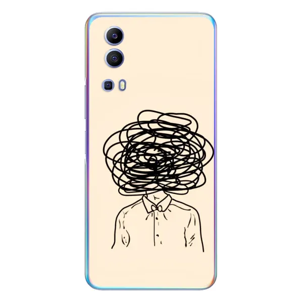 Чехол с рисунком «Мысли» для Vivo Y72 Чехол с рисунком «Мысли» для Vivo Y72