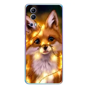 Чохол з Лисичкою для Vivo Y72 (Новорічне лисеня)