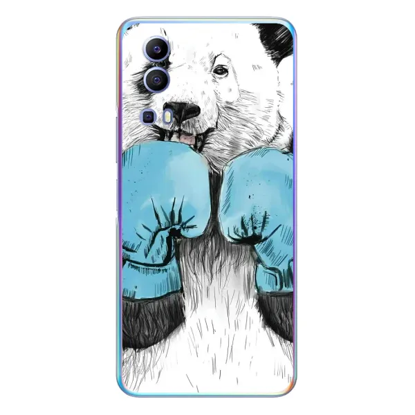 Чехол с рисунком «Панда боксер» для Vivo Y72 Чехол с рисунком «Панда боксер» для Vivo Y72