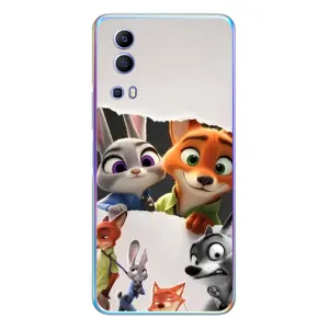 Силиконовый чехол с принтом Зоотрополіс для Vivo Y72 (Персонажи Зоо)
