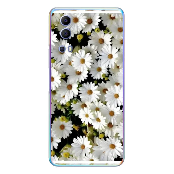 Чехол с рисунком «Рамка в ромашках» для Vivo Y72 Чехол с рисунком «Рамка в ромашках» для Vivo Y72