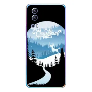 Силиконовый бампер на рождество для Vivo Y72 (Рождественский Олень)