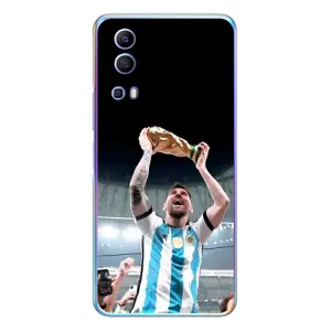Чехлы Лео Месси Аргентина для Vivo Y72 (Счастливый Месси)