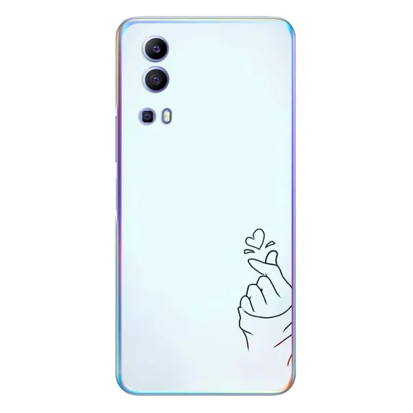 Чехол с рисунком «Сердце на голубом» для Vivo Y72 Чехол с рисунком «Сердце на голубом» для Vivo Y72