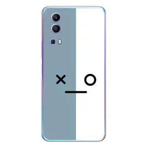 Силиконовые Чехлы (смешные стикеры) для Vivo Y72 (Серо-белый)