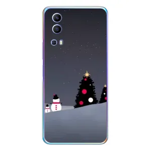 Чехлы на Новый Год Vivo Y72 (Снеговички)