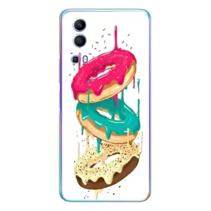 Чехол с изображением вкусной еды для Vivo Y72 (Сочные пончики)