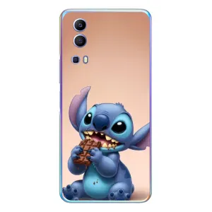 Чехол с рисунком Стич для Vivo Y72 (Стич с шоколадом)
