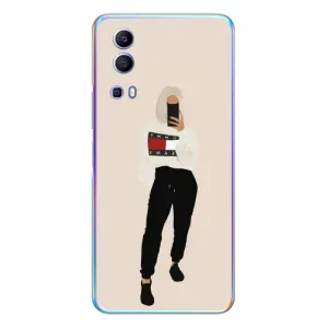 Силиконовый Чехол на Vivo Y72 с картинкой Стильных Девушек (Стильная)