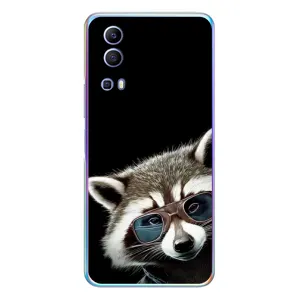 Силіконовий Чохол з Энотами на Vivo Y72 (Стильний Єнот)