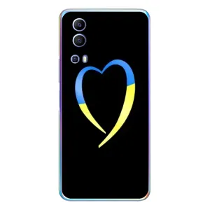 Силиконовый Чехол на Vivo Y72 (Я-Украина) (Украинское сердце)