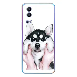 Бампер для Vivo Y72 з картинкою "Песики" (Собака Хаскі)