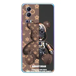 Силиконовый чехол для Vivo Y72 (Медмедь Луи Виттон)