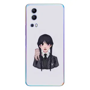 Чехлы с принтом Уэнсдей на Vivo Y72 (Вещь Венсдей)