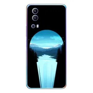 Летний Чехол на Vivo Y72 (Синий Водопад)