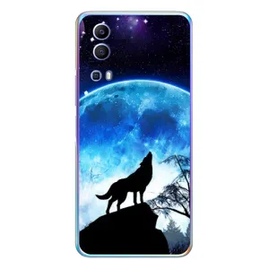 Чохол з Вовком на Vivo Y72 (Виє на місяць)