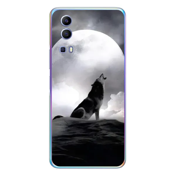 Чехол с рисунком «Волк и луна» для Vivo Y72 Чехол с рисунком «Волк и луна» для Vivo Y72